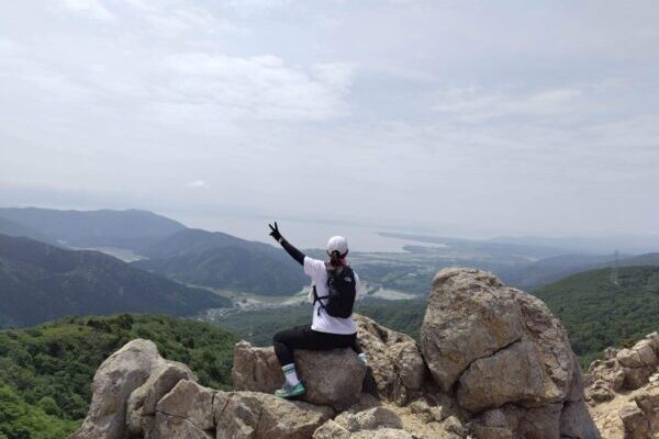 【六甲山】鷹尾山・荒地山コースで六甲最高峰へ！下山はロードで宝塚へ♪