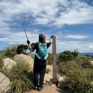 【岩籠山】灼熱の山歩き！滝と渡渉の市橋コース♪